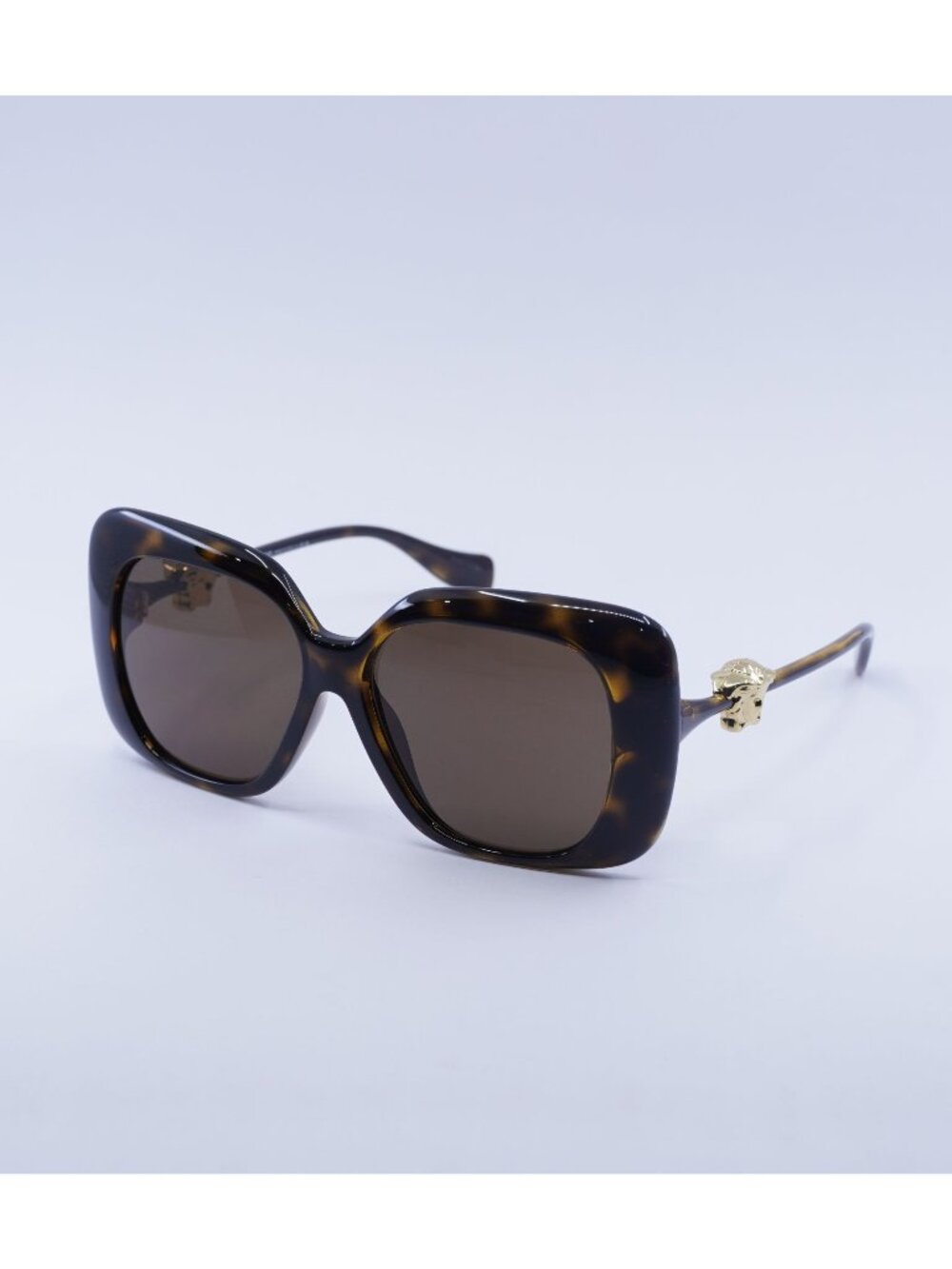 Versace VE4499U 108/73 Sunglasses Havana Square Frame, Brown Lenses